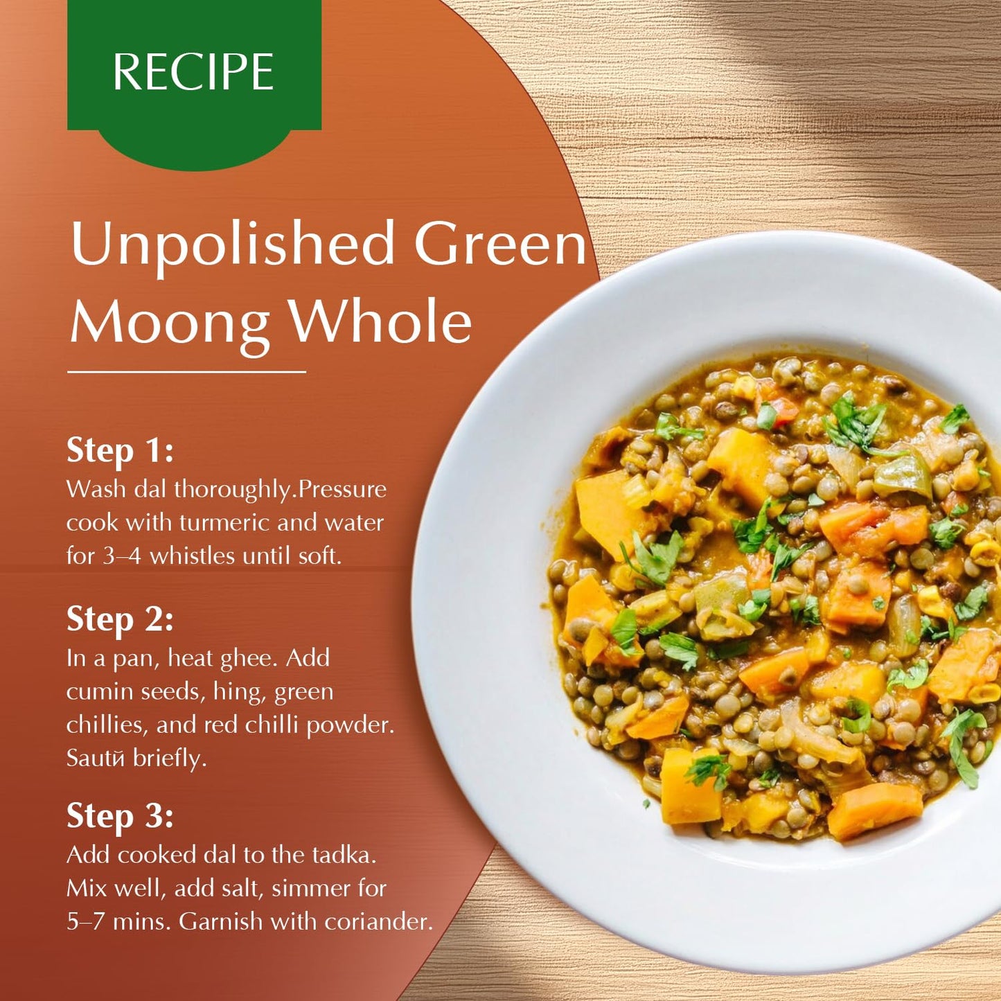 Vedaka Unpolished Green Moong Dal | Whole | 1 Kg | Popular Green Moong Dal | Naturally Rich in Protein | Naturally Cholesterol Free