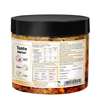 FarmDidi Mango Pickle Homemade Traditional Indian Achar Less Oil Aam Ka Achar Homemade Pickle In Fresh Dry Sukha Aam Ka Achaar Made With Organic Methods & Preservative Free