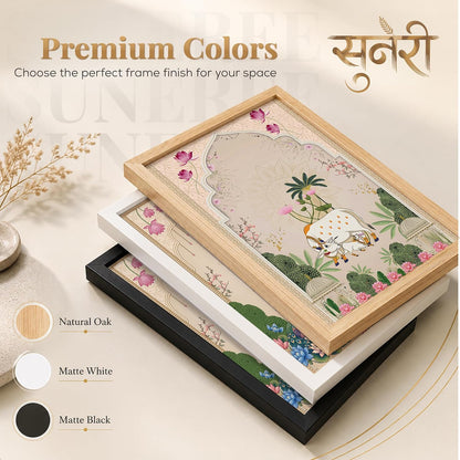 Traditional Indian Wall Art — Set of 2 (ART 14, 13x19 INCHES)