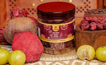 Vilaas Sugar Free Beetroot Amla Candy Indian Gooseberry Candy High Vitamin C Low Processed All Natural Ingredients After Meal Mouth Freshener Mukhwas No Artificial Preservatives