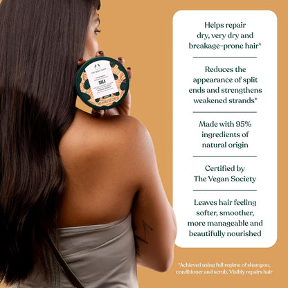 The Body Shop Shea Butter Richly Replenishing Hair Mask For Dry Hair (Shea Butter), 235 Gram