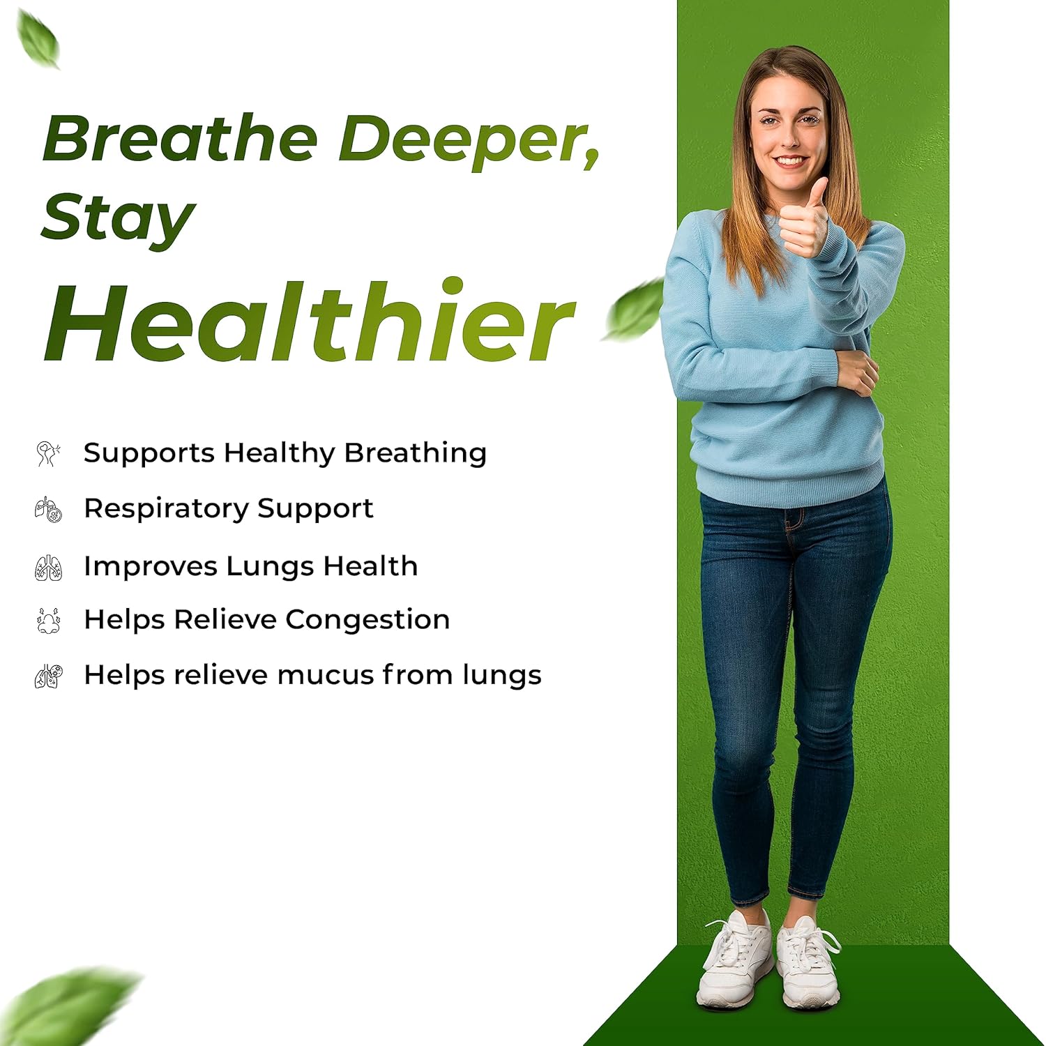 Zephivo HEALTH VEDA ORGANICS PRIVATE LIMITED Lung Detox With Vitamin C & Grape Seed Extract | 60 Veg Capsules | Supports Healthy Breathing | For Detoxification Of Lungs & Immunity | For Both Men & Women