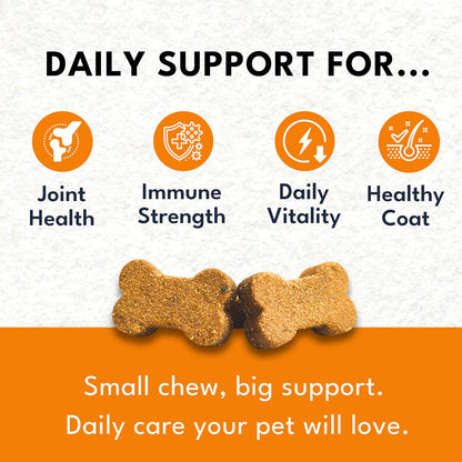Petroyale Multivitamin Chews for Cats - Cat Multivitamin Tablets - Cat Health Supplement - Daily Supplements for Cats - for Growth, Energy, Strength, Fur & Immunity - 50 chew
