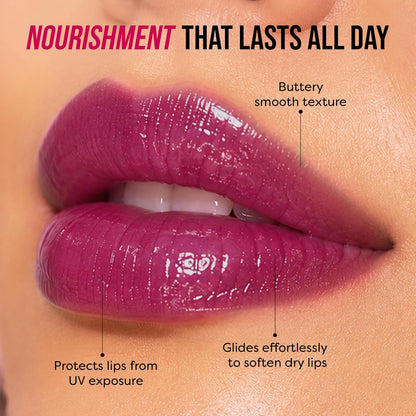 SUGAR POP Nourishing Lip Balm | Avocado Oil | SPF Protection | Hydrating Lip Balm For Dry Lips | 4.5 gm - 07 Plum