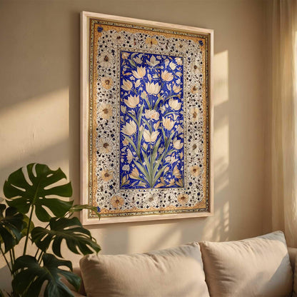 Indian Traditional Madhubani Art Wall Painting Home Decoration With Frame | Engineered Wood | Digital Reprint | For Living Room Bed Room Hotel Wall Decor (14X20 inch)