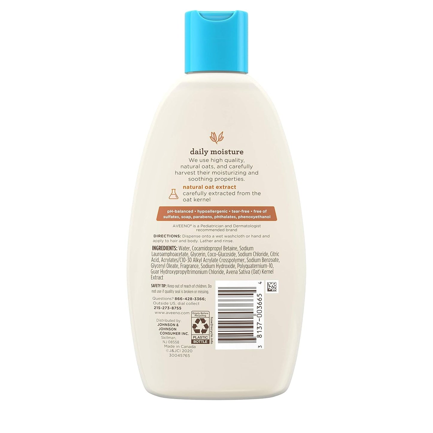 Aveeno Lightly Scented Baby Wash & Shampoo 8oz.