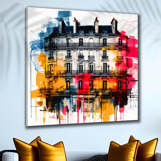 Paintings modern art canvas home decor wall paintings with frame painting for living room wall decoration office CRE (Color6, 16 inch x 16 inch)