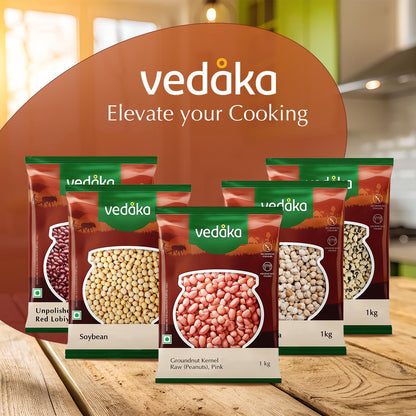 Vedaka Raw Peanuts, Pink, 1kg