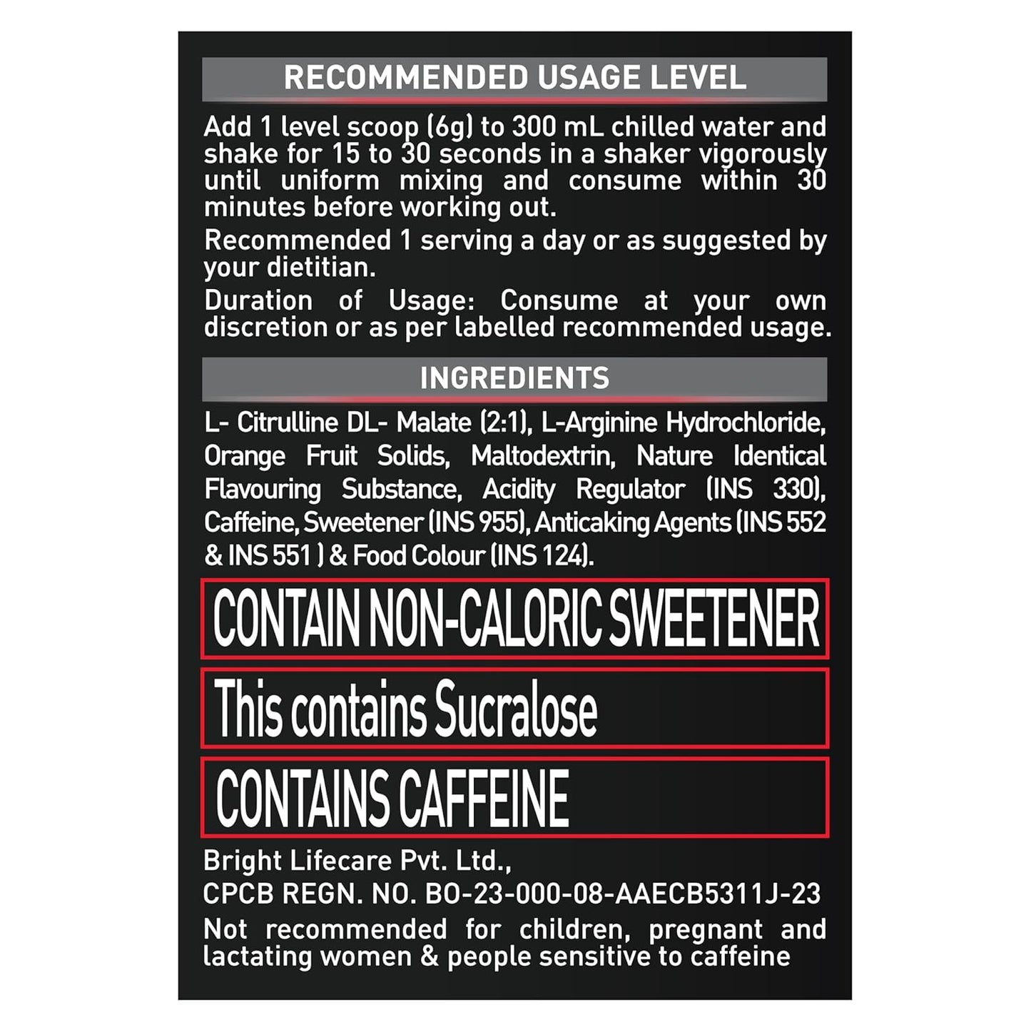 MuscleBlaze Pre Workout 200 (16 servings, 100g) | 200mg Caffeine, 2200mg Citrulline