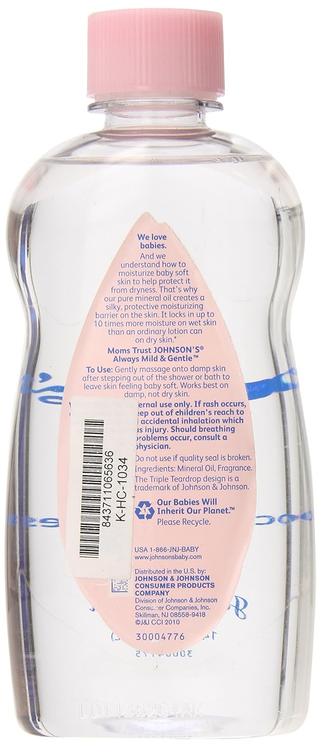 Johnson's and Johnson Baby Oil, 14 Oz