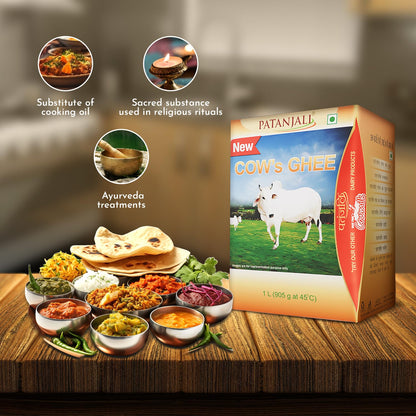 Patanjali Cow's Ghee, 1L(1 kg)