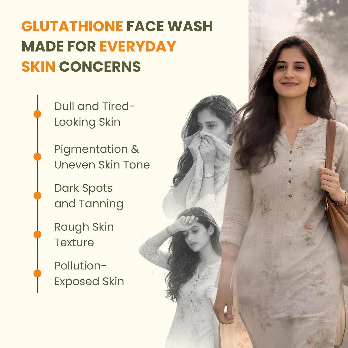 Wellwith(Ayuzera) Glutathione Face Wash, Vitamin C & E, Kojic Acid Aloe Vera, Glowing Skin, Oil Control, Cleansing Face Wash Skin Rejuvanating (60ml, Pack of 1)