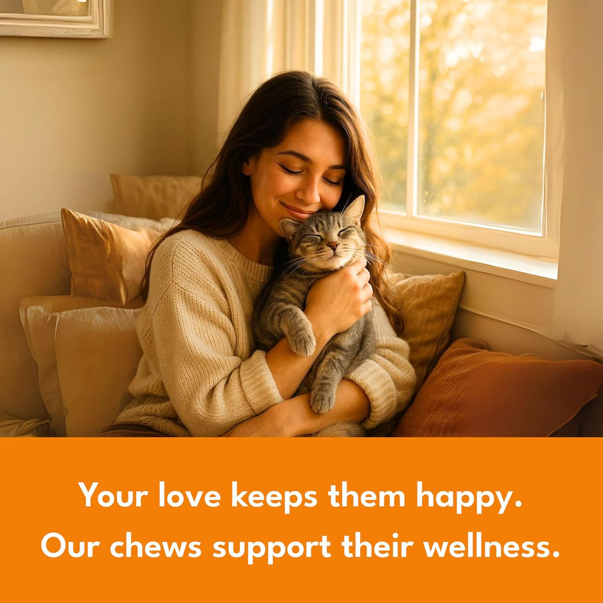 Petroyale Multivitamin Chews for Cats - Cat Multivitamin Tablets - Cat Health Supplement - Daily Supplements for Cats - for Growth, Energy, Strength, Fur & Immunity - 50 chew