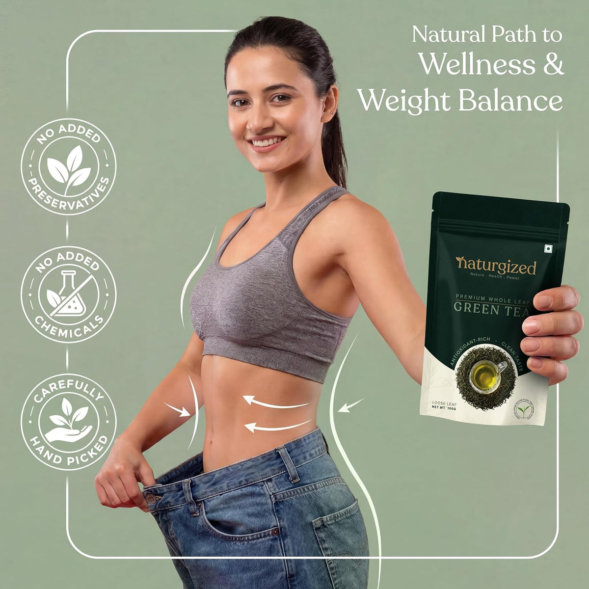 Naturgized Premium Whole Leaf Green Tea