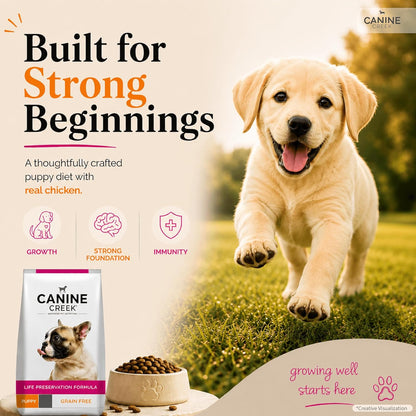 Canine Creek Ultra Premium Puppy Dry Dog Food ,1.2Kg Pack