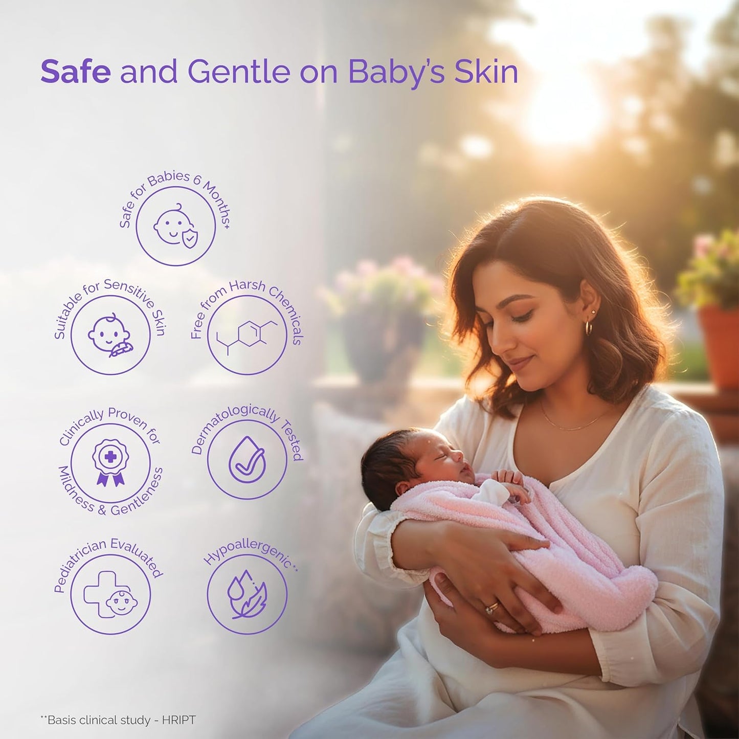 Himalaya Gentle Baby Sunscreen Lotion 50ml | SPF 50 PA++++ | UVA & UVB Broad Spectrum Protection For All Skin Types | With Jojoba Oil & Vitamin E | Non-Greasy, No White Cast|