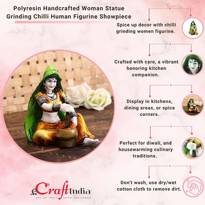 Rajasthani Lady Decorative Statue