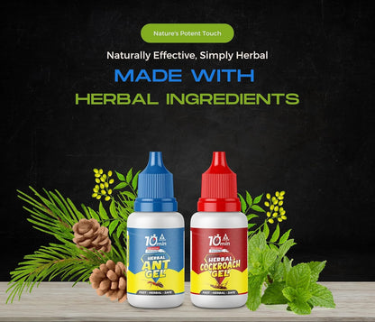 Amish Combo Pack of Eco- Friendly Ant Gel 20g with Amish-C Cockroach Gel 20g for Home Kitchen Ants & Cockroach | Instant Results for Insect Control