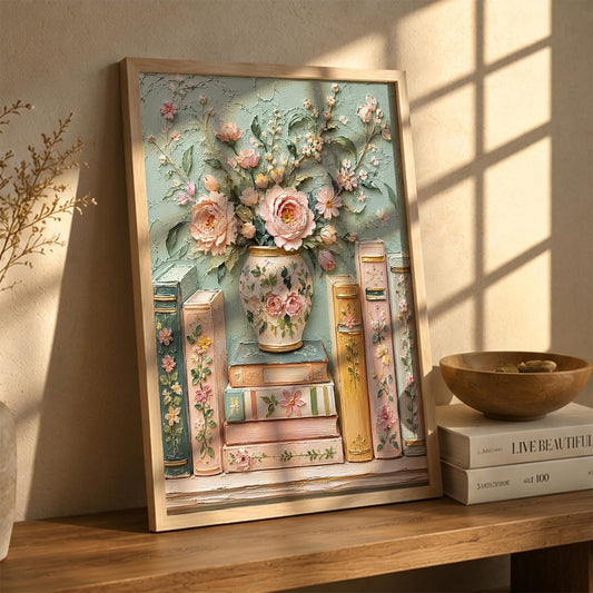Modern Painting with Frame | Modern Art Painting With Frame Home Decoration For Living Room Bed Room Hotel Wall Decor Digital Reprint (14X20 inch)