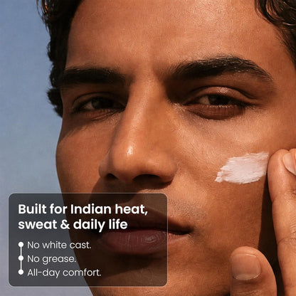 Personal Touch Sunscreen SPF 50 PA+++ for Face | Sunstalker Korea 3 in 1| Lightweight Sunscreen with No White Cast | Non-Greasy, Acne Safe & Oil-Free | With Niacinamide | For Oily & Dry Skin | 50 ml