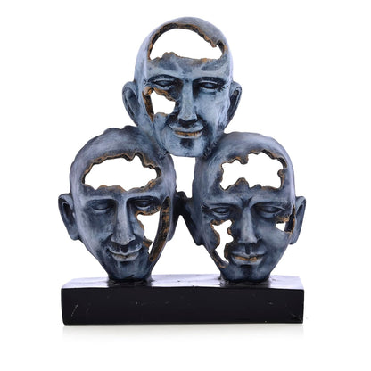 3-Face Idol Home Decor - Abstract Contemporary Modern Art Sculpture