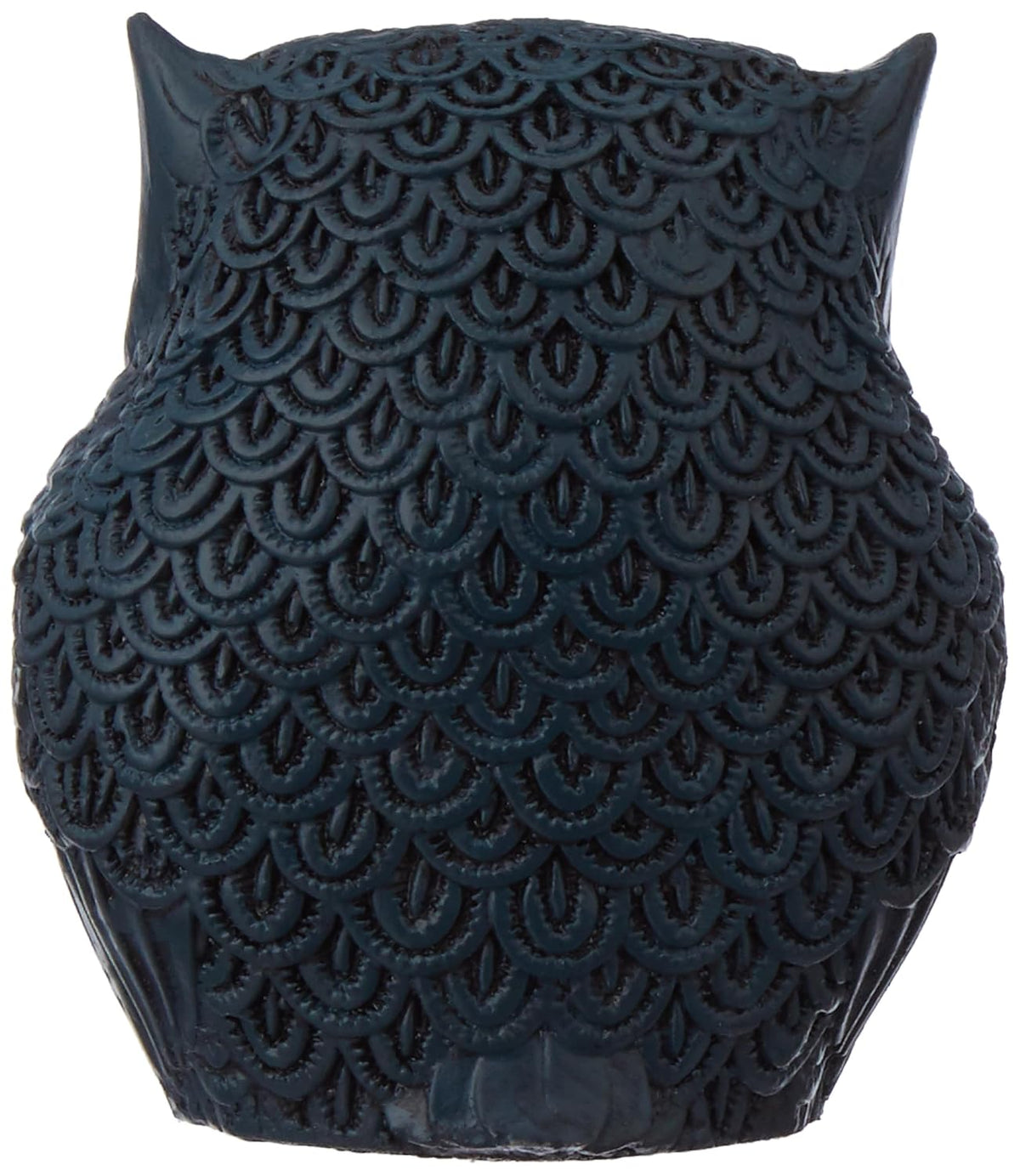Modern Classy Happy Owl Resin Art Figure Showpiece (Pack of 1, Blue and Gold)