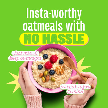 Yogabar 26g High Protein Oats 1kg , Kesar Pista Kulfi - Breakfast Cereal with Wholegrains, 26% Protein & No added sugar - Oats High Protein for Gym- Premium Protein Blend with Whey Protein Powder - with Goodness of Chia, Sunflower & Pumpkin Seeds