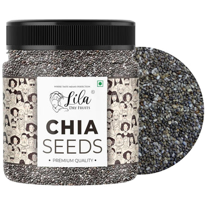 LDF Chia Seeds 100 gm | Chia Seed Ready-to-Eat Sabja Seeds High in Fiber & Omega-3 Chiya Seeds | Tukmaria Seed Ideal for Smoothies, Salads, and Snacks | Perfect for Gifting