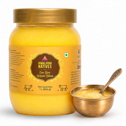 Himalayan Natives Cow Ghee Organic Bilona Pet Bottle, 1000 ml