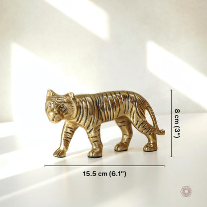 BEHOMA Metal Tiger Decorative Figurine Showpiece