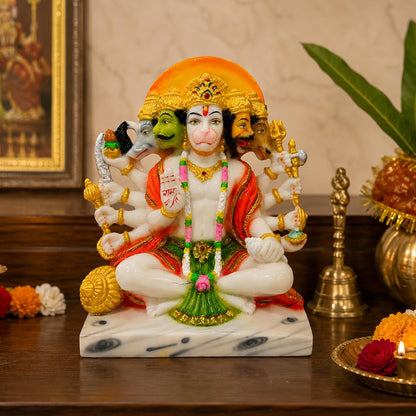 UNOVATE Panchmukhi Hanuman Idol for Door Entrance | Home Temple | Big