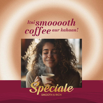 Continental Speciale Instant Coffee | Premium Arabica Blend | 100% Pure Coffee | Smooth & Rich Instant Coffee | Medium Roast | No Added Flavors | 100g Jar | Best for Hot & Cold Coffee