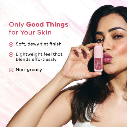 Earth Rhythm Tender Tint for Lip & Cheek with Pure Plant Pigments 10 H Stay - Rosé