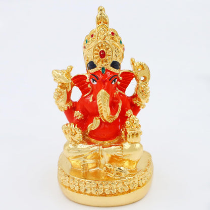 Premium Gold-Plated Siddhi Vinayak Idol � Stunning Ganesh Statue for Spiritual D�cor, Devotion, and Thoughtful Gifting � Radiate Positivity and Elegance