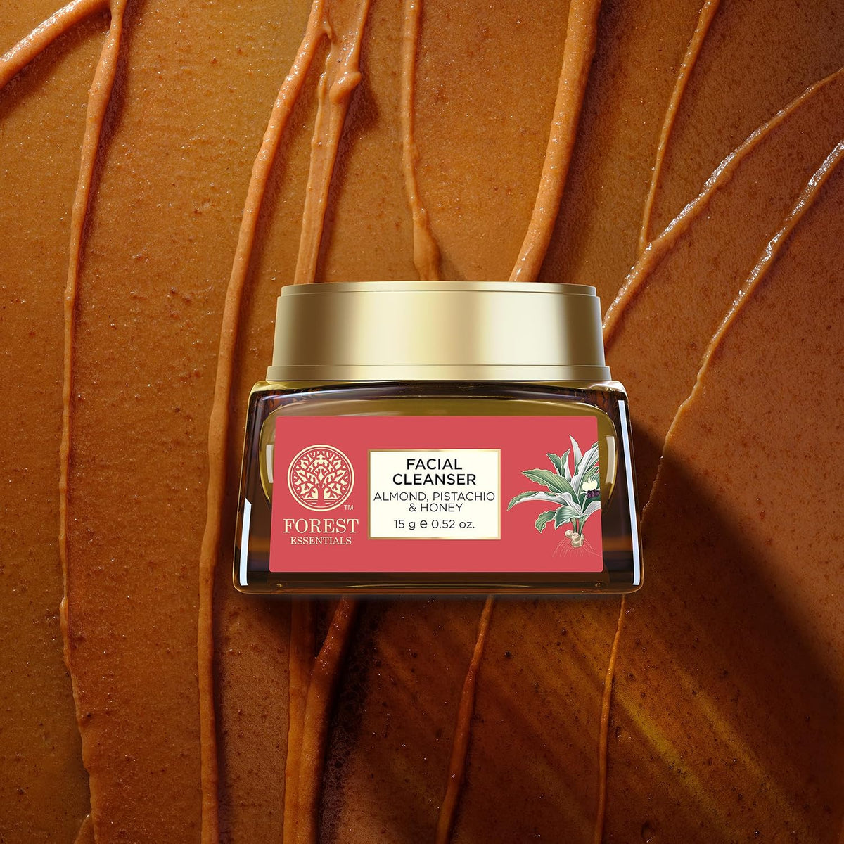 Forest Essentials Almond Pistachio & Honey Facial Cleansing Paste | Ayurvedic Deeply Cleansing & Nourishing Paste