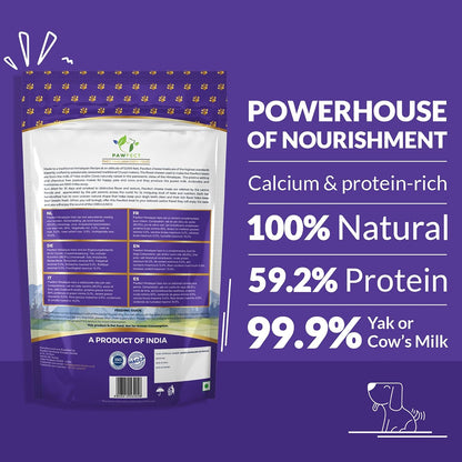 Pawfect Himalayan Cheese Puff Bites for Dogs - 100% Natural Crunchy Treat - High in Protein & Calcium - Healthy Training Treat - Grain-Free - Limited Ingredient Treats for Dogs (70g/2.47oz)