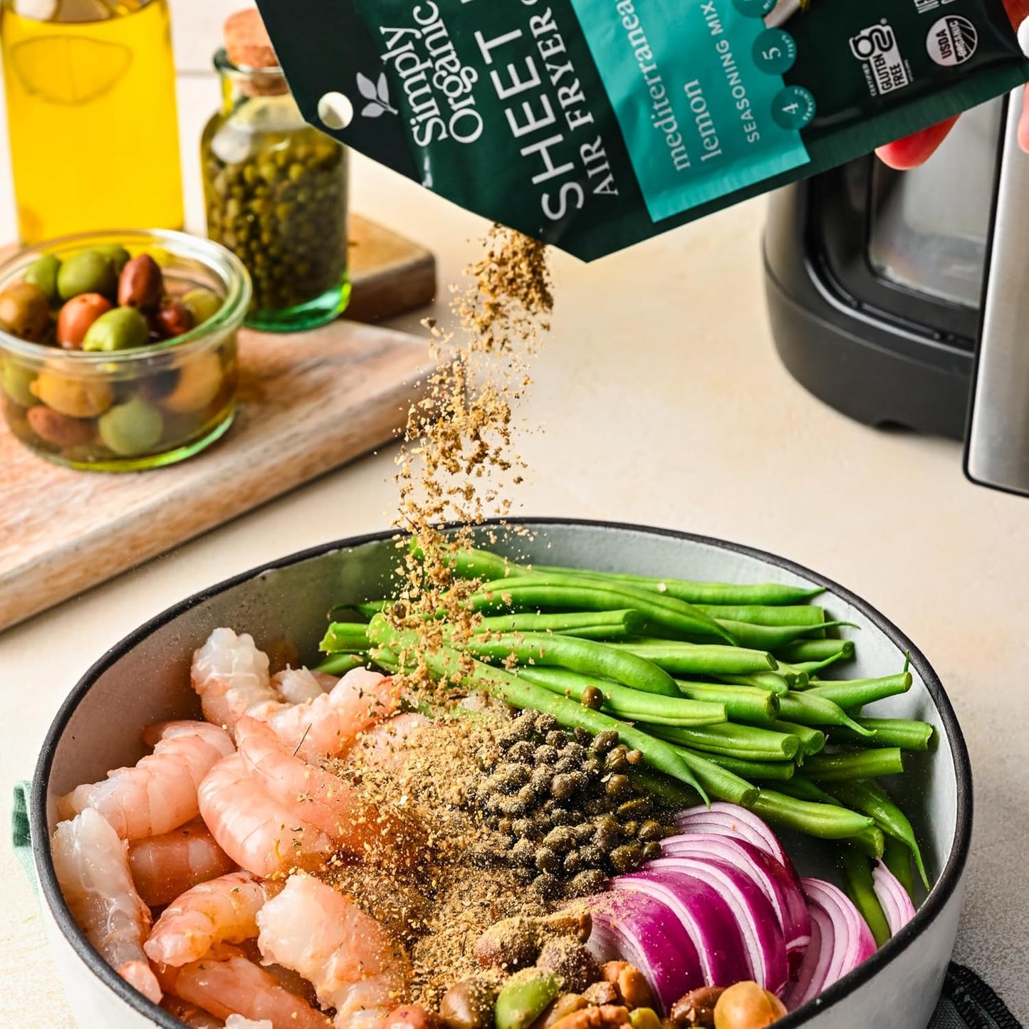 Simply Organic Sheet Pan Seasoning, Mediterranean Lemon, 0.85 Ounce