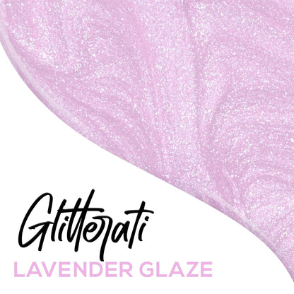 RENEE Glitterati Nail Paint - Lavender Glaze, Glittery Finish, Long Lasting, Chip resisting Formula with High Glitter & Full Coverage, Acetone & Paraben Free, 10 Ml