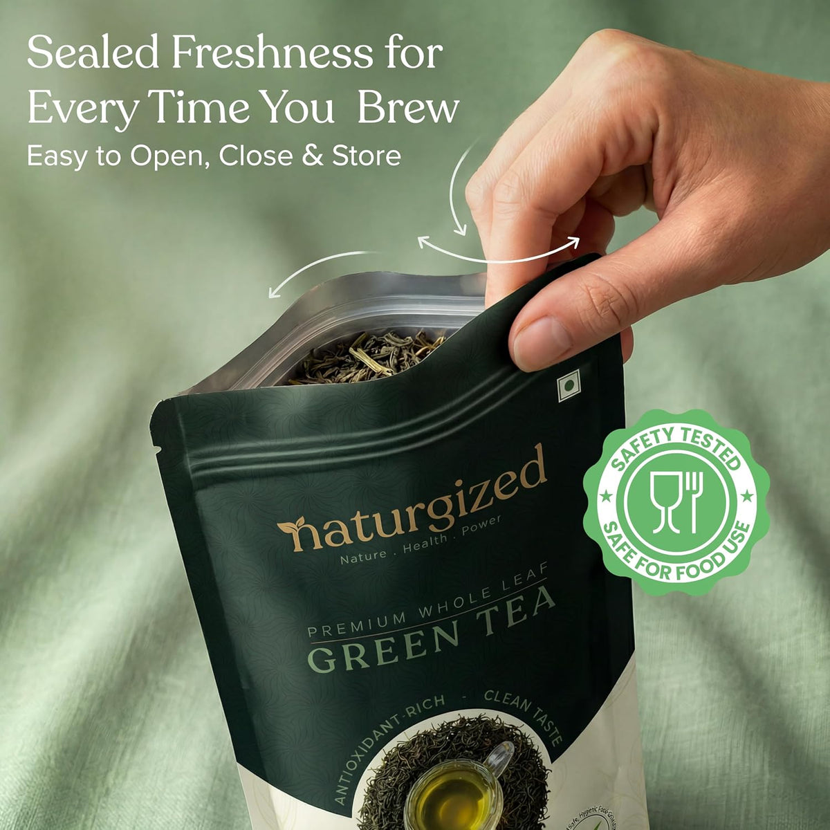 Naturgized Premium Whole Leaf Green Tea