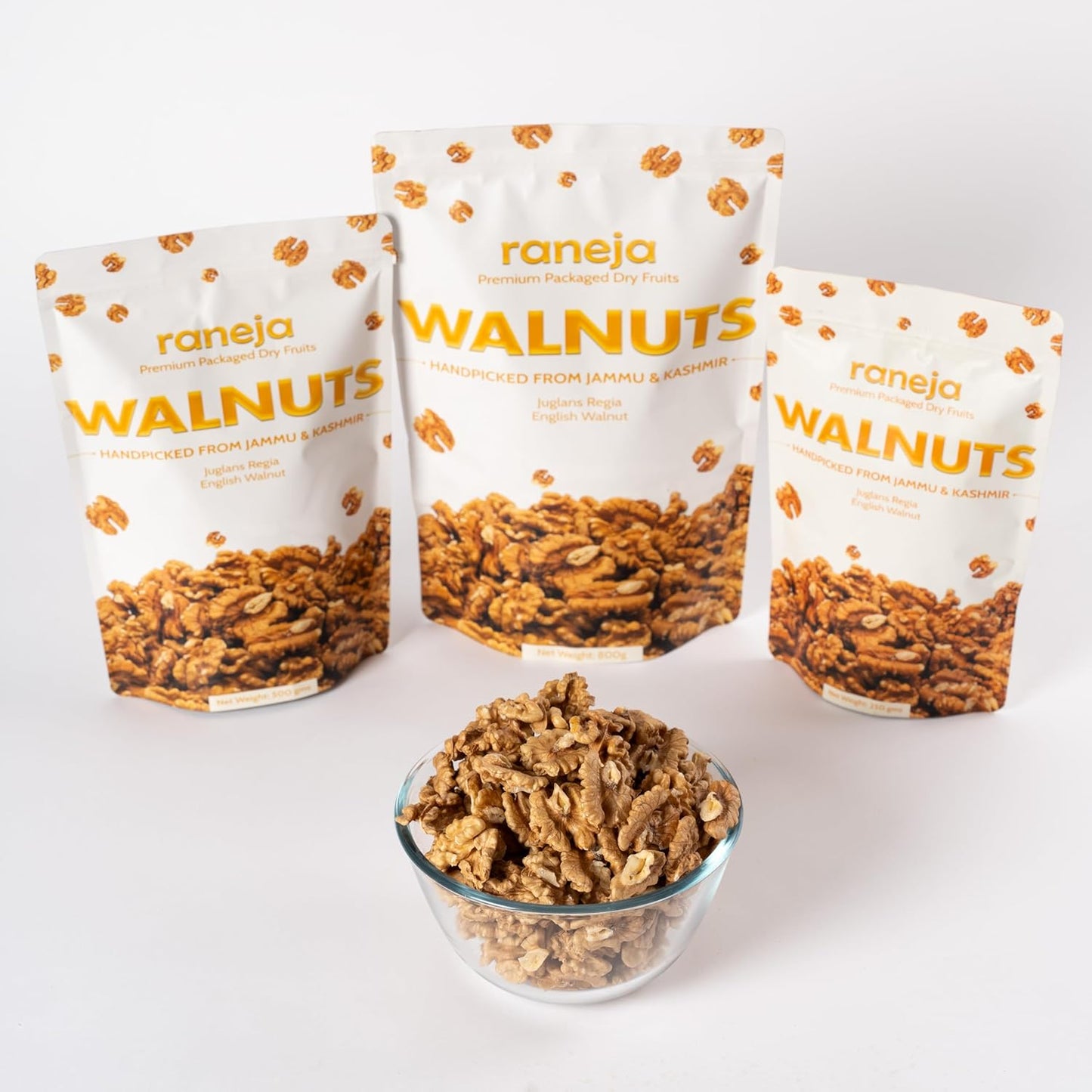 Raneja 100% Large Size Kashmiri Walnut Kernels 250g | Premium Walnuts/Akhrot Without Shell, Dry Fruits, Rich in Proteins & Antioxidants, With omega-3 fatty acids