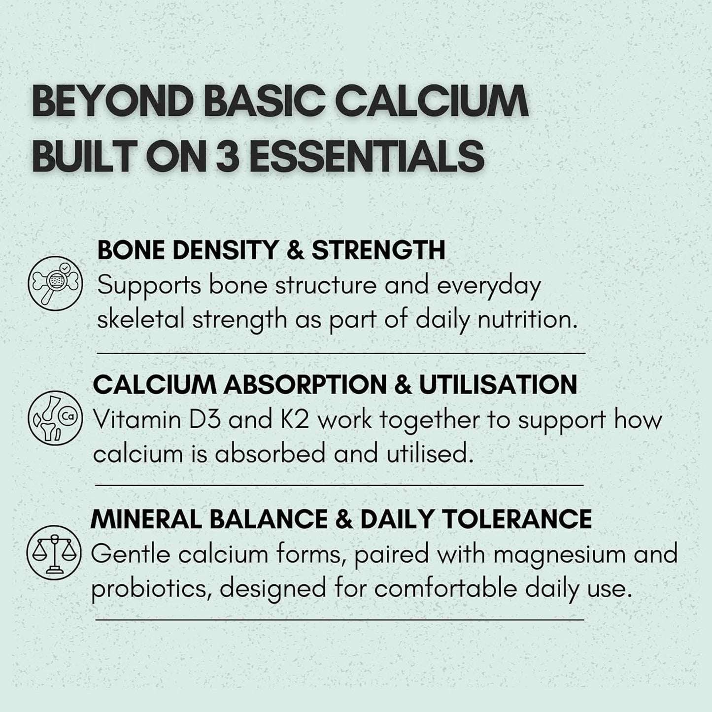 ANUPURAK Calcium and Vitamin D3 Tablets | 15 Actives: Calcium Magnesium Zinc with K2 MK-7 & Probiotics | Gentle on Stomach · High Absorption | Bone Health Supplement | 90 Veg Tablets (45 Days)
