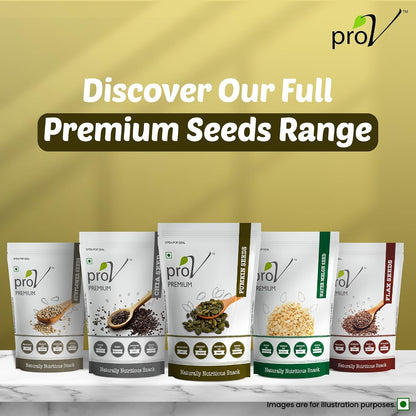 ProV Premium Pumpkin Seeds | 250g | High Protein & Fiber | No Cholesterol, No Added Sugar | Kaddu Beej Snack