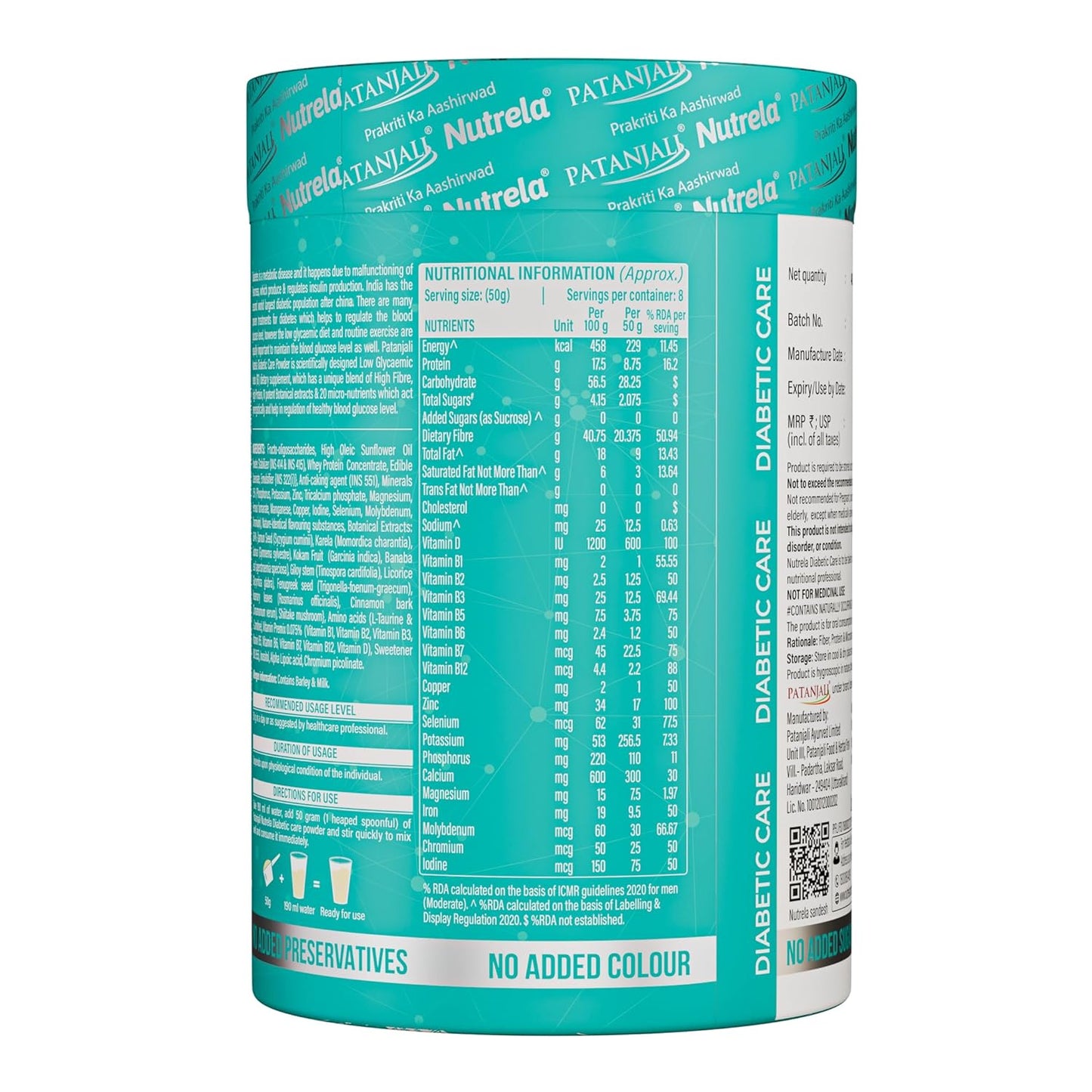 Nutrela Diabetic Protein Powder For Adult - 400 gm