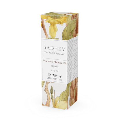 Sadhev Ayurvedic Shower Oil With Goodness Of Magnolia For Hydration And Moistrization