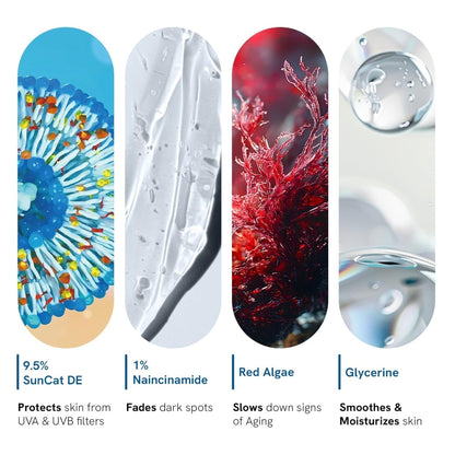 Be Bodywise Sunscreen Spray SPF 50 PA+++ 100ml | With SunCat DE Technology | Protects Skin from UVA/UVB Rays & Slows Down Signs of Aging | 1% Niacinamide, 1% Red Algae & 2.5% Glycerin | Fragrance Free