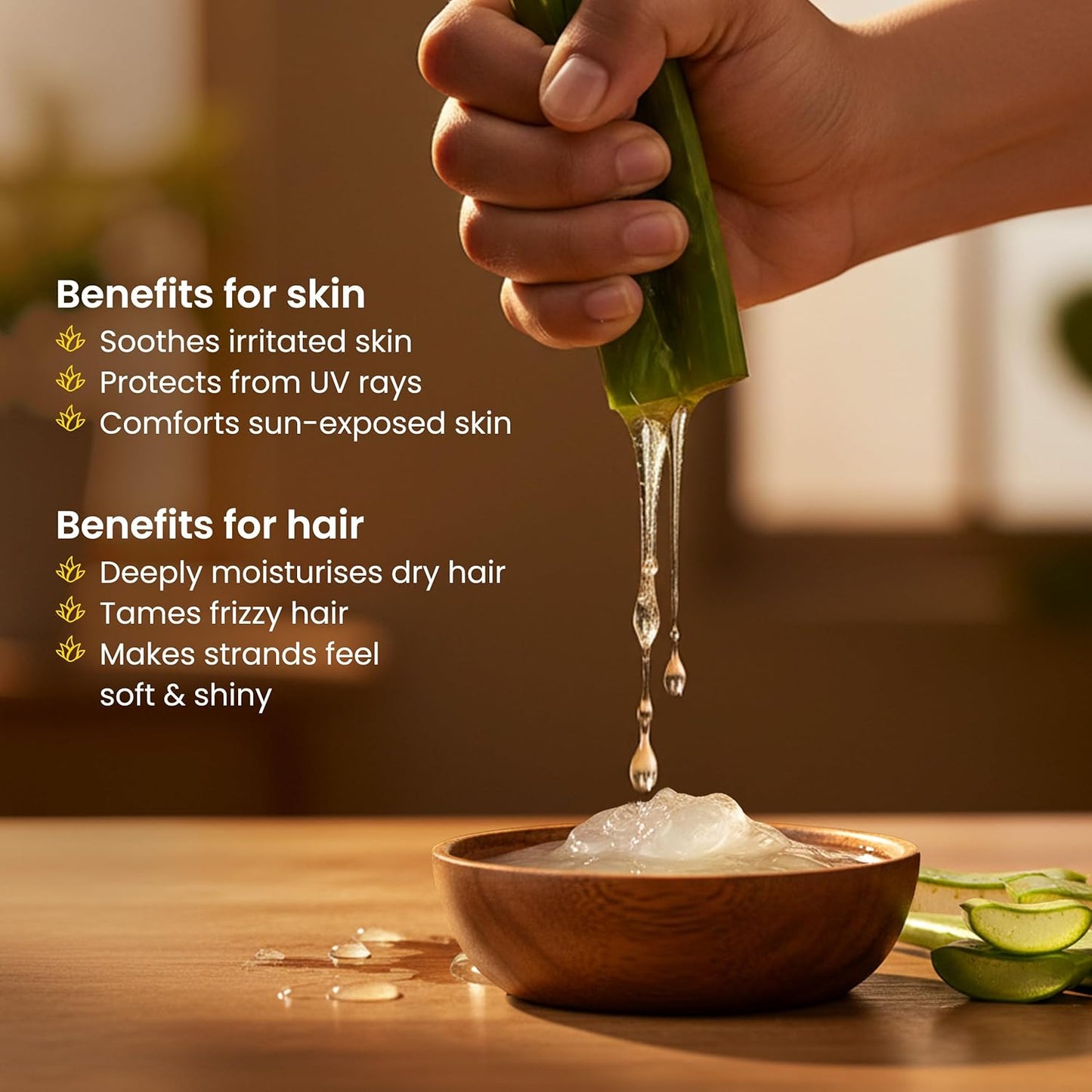 Alps Goodness Aloe Vera Gel, 150ml | 100% Natural Aloe Extract | Hydrating Cooling & Soothing Gel for Face, Hair & Body | Helps Calm Sunburn, Razor Burns & Dryness | Lightweight | Paraben-Free