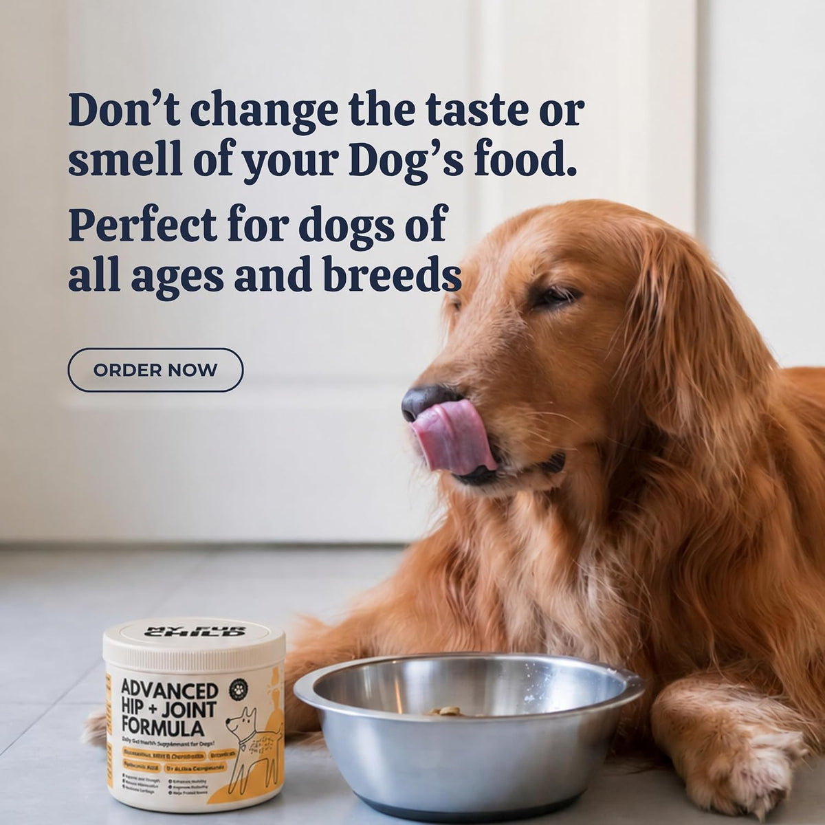 My Fur Child Advanced Hip & Joint Formula for Dogs | Promotes Joint Health, Mobility & Comfort | MSM, Glucosamine, Chondroitin, Curcumin, Hyaluronic Acid and More | Lasts up to 60 Days