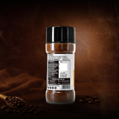 Cafe Coffee Day Strong Instant Coffee | Strong Blend | Dark Roasted To Perfection | Intense, Bold And Strong Flavour | Have It With Milk Or Without | Cold & Hot | Rich Aroma | Perfect for Espresso, Cappuccino, and Black Coffee Lovers