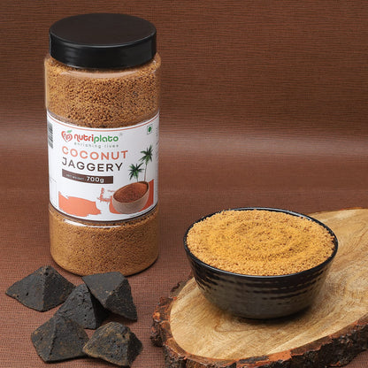 Nutriplato-enriching lives Coconut Jaggery Powder, 700 g