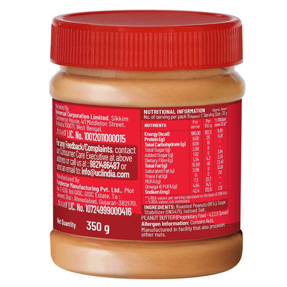 DiSano Peanut Butter, Creamy, 25% Protein with Vitamins & Minerals